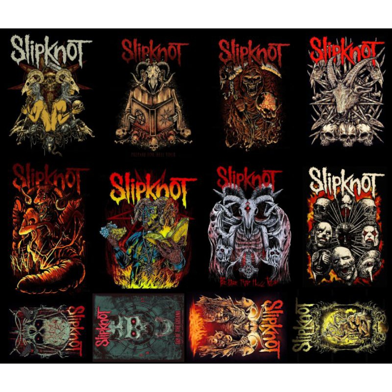 sticker pack SLIPKNOT metal band