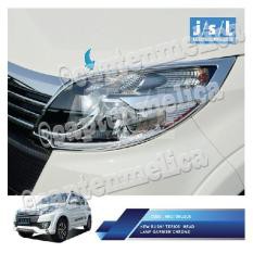 JSL Aksesoris Mobil NEW RUSH/NEW TERIOS-2015 2016 2017-Paket Garnish List Lampu Depan List Head Lamp