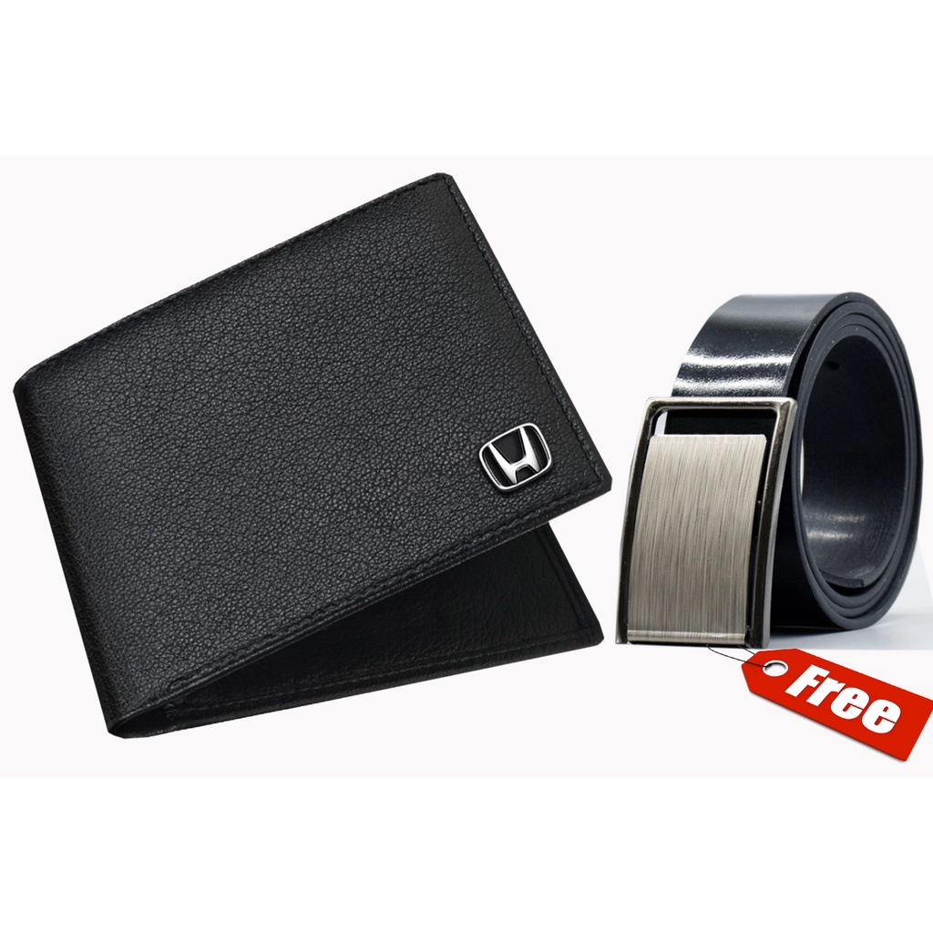 SHOPEE 7.7 BOMBASTIS SALE!! DOMPET PRIA DOMPET KULIT PU LOGO MOBIL FREE GESPER KEPALA STAINLESS ANTI KARAT