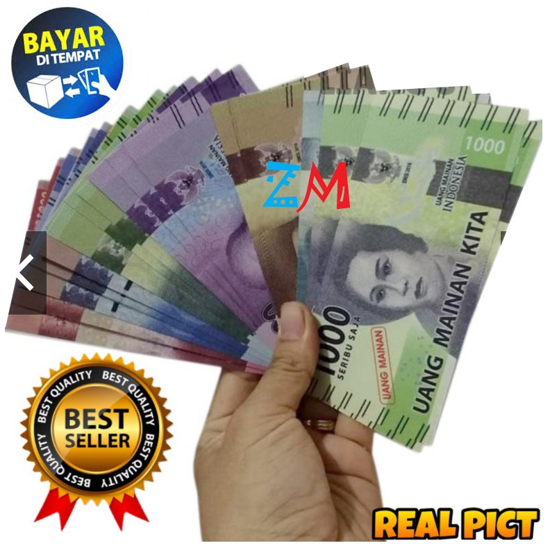 

AMM - Mainan Anak Uang Kertas Isi 35 Lembar - Uang Kertas Mainan Murah