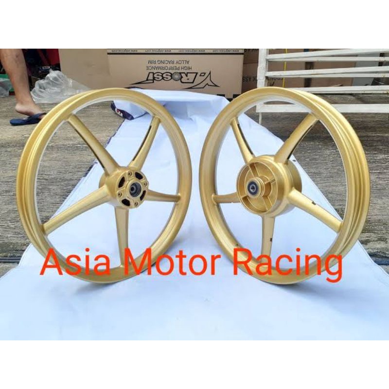 Velg model RCB mx king palang 5 warna gold v-rossi