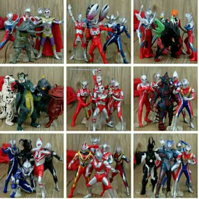 ULTRAMAN ZERO Action Figure Topper Mainan ULTRAMAN satuan