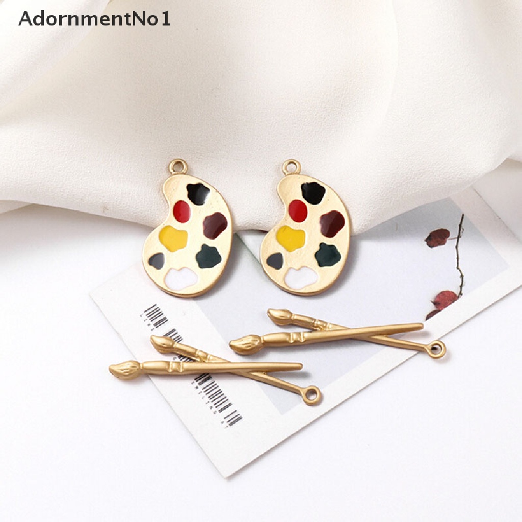 (AdornmentNo1) 4pcs / Lot Kuas Lukis Warna Emas Untuk Membuat Perhiasan DIY