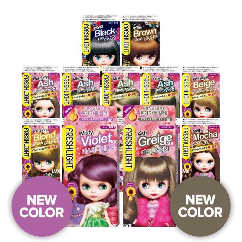 FreshLight Hair Color Jepang Milky Type Pewarna Rambut Dye Hair Color 100% Original