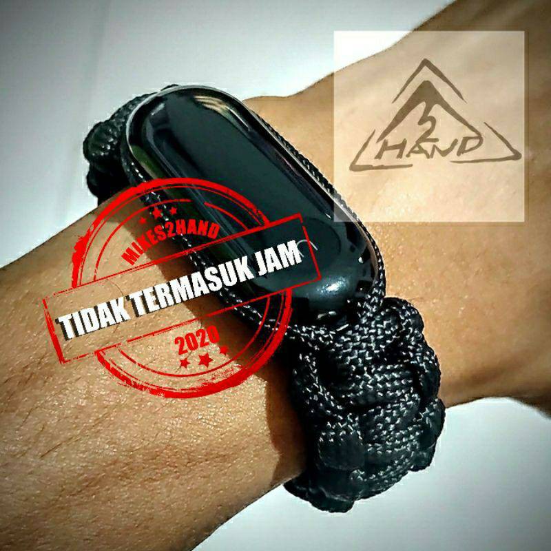STRAP MIBAND MI BAND 3 4 5 FITPRO M4 M5 Tali Aksesoris Smartband Paracord Cobra Basic