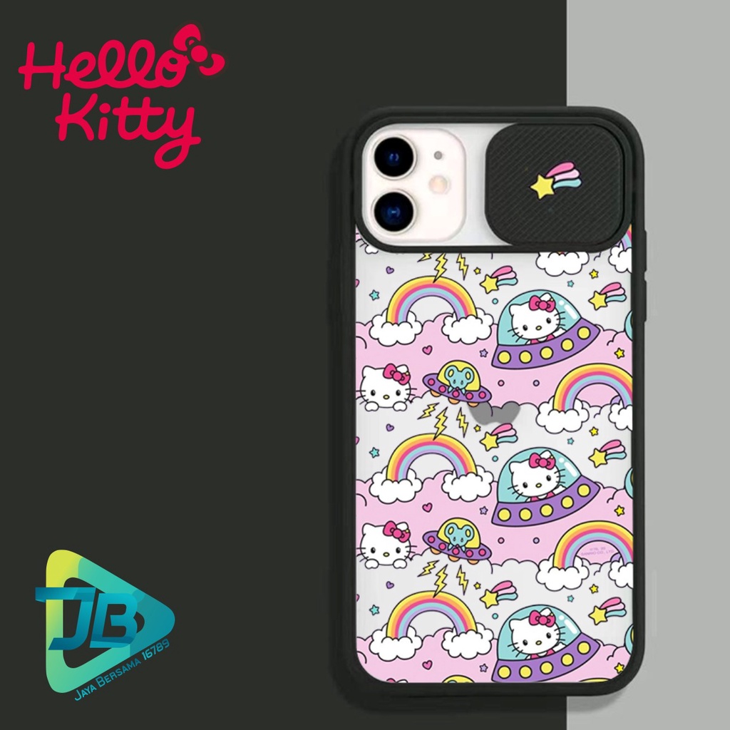 SOFTCASE SLIDE KAMERA HELLO KITTY OPPO VIVO SAMSUNG XIAOMI REALME IPHONE ALL TYPE JB4938