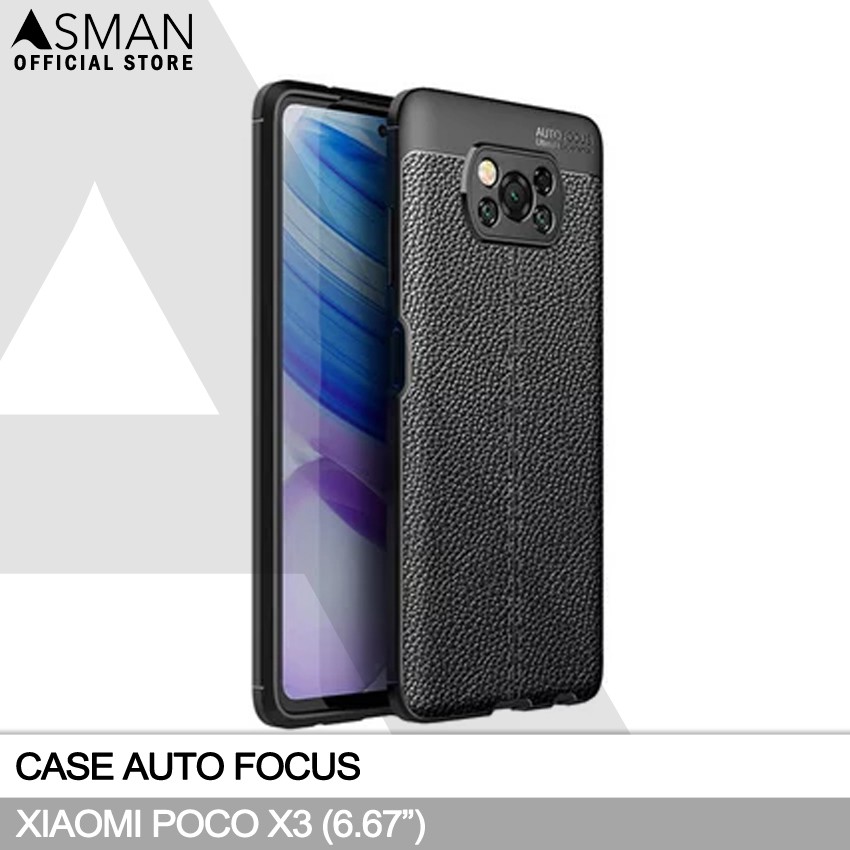 Auto Focus Xiaomi Poco X3 (6.53&quot;) | Softcase Premium - Hitam