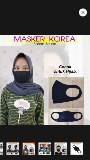 MASKER SCUBA  penyaring debu dan virus