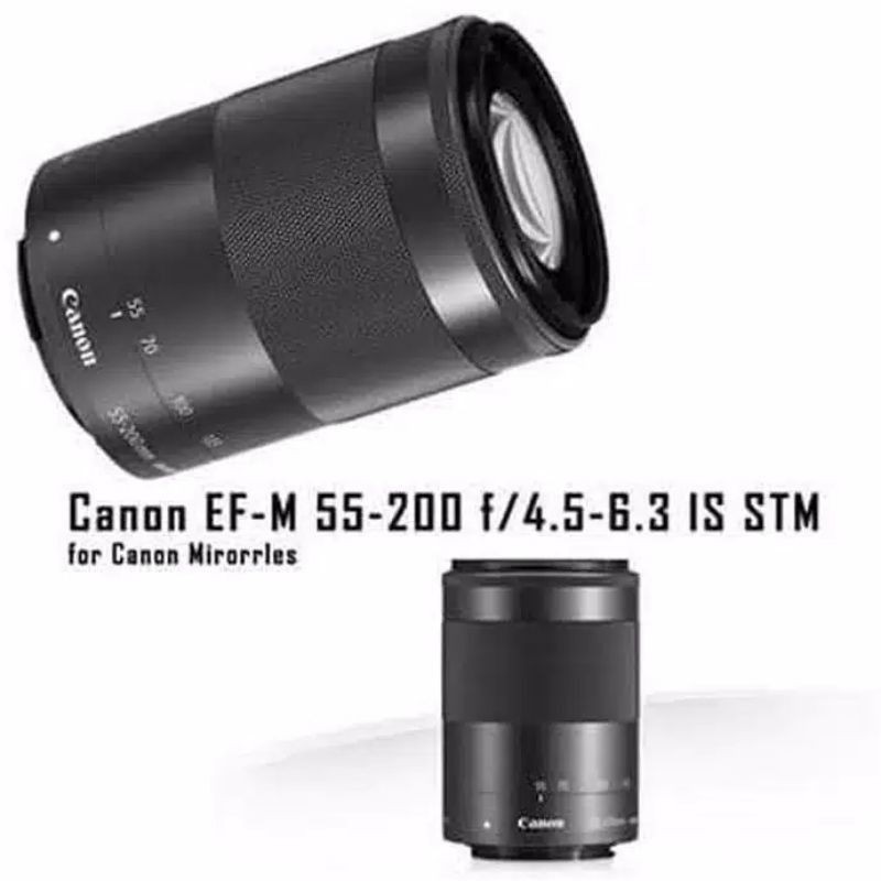 Lensa Canon EF M 55-200MM for EOS M