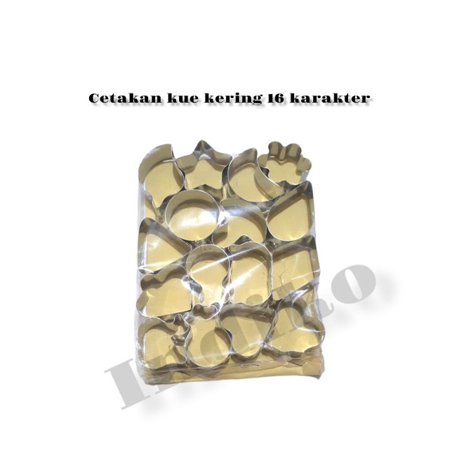 cetakan kue kering 16 karakter