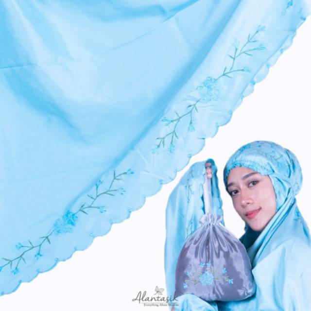 Alantasik - Mukena Bordir Handmade babby Silk azi R.20