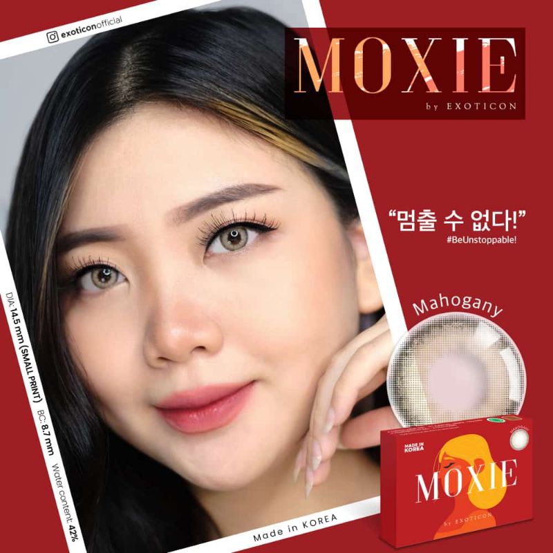 Softlens MOXIE by EXOTICON - Softlen Soflen Warna Normal FREE LENSE CASE