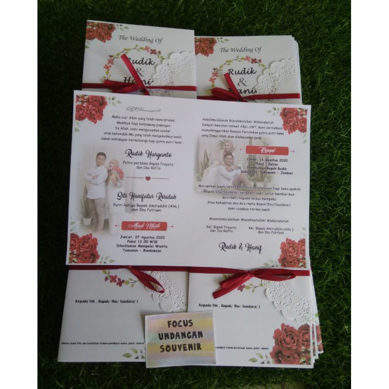 undangan bc custom + foto