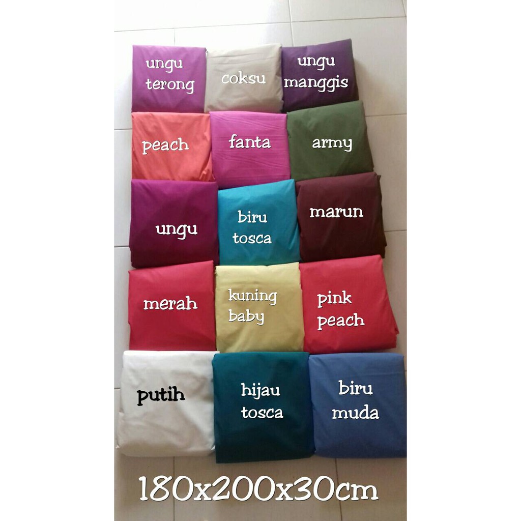 sprei anti air uk 180x200x30