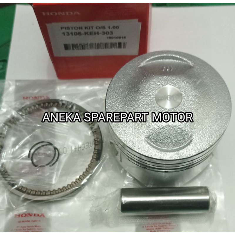 PISTON KIT RING SEHER SET HONDA GL PRO NEOTECH MEGAPRO PRIMUS  NEOTECH UKURAN STANDAR OS,25/50/75/10