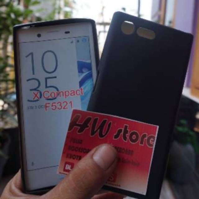 softcase soft case blackmatte sony xperia x compact