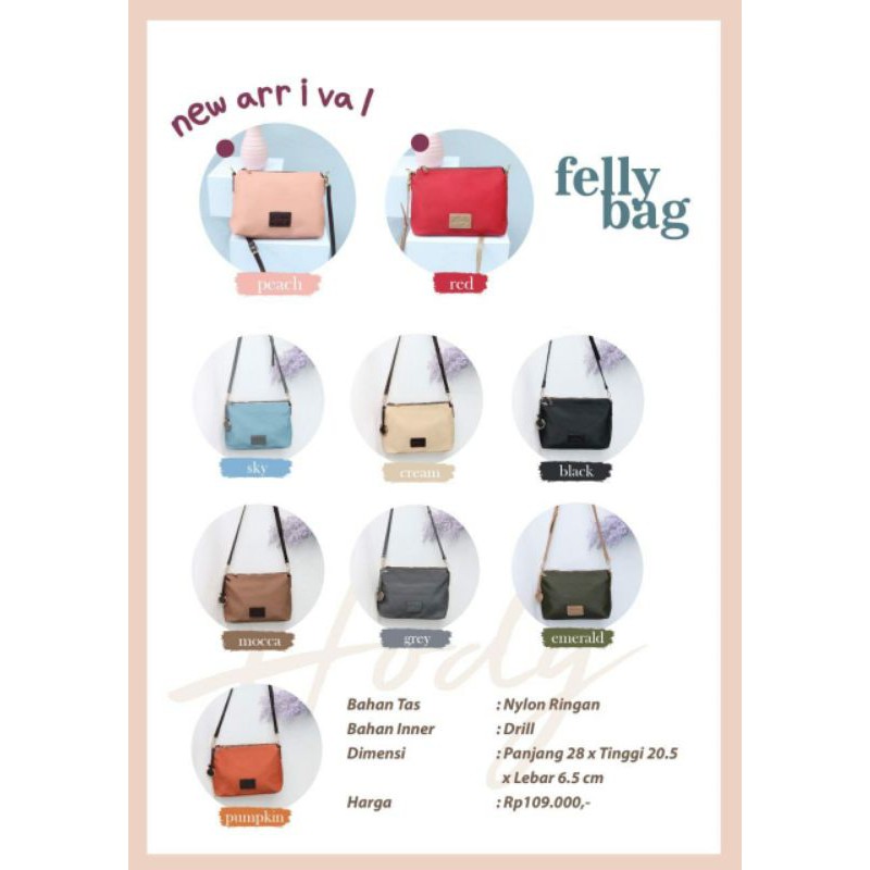 Felly bag / Felly bag / HODY felly BAG / TAS HODY / TAS SELEMPANG