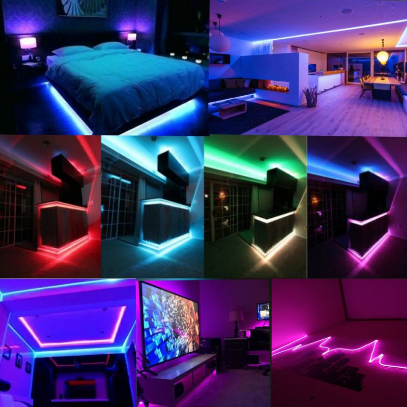 (COD) LAMPU LED STRIP DEKORASI HARGA ECERAN BELI 3METER BONUS 1METER  | LED STRIP HIAS KOLAM WATERPR