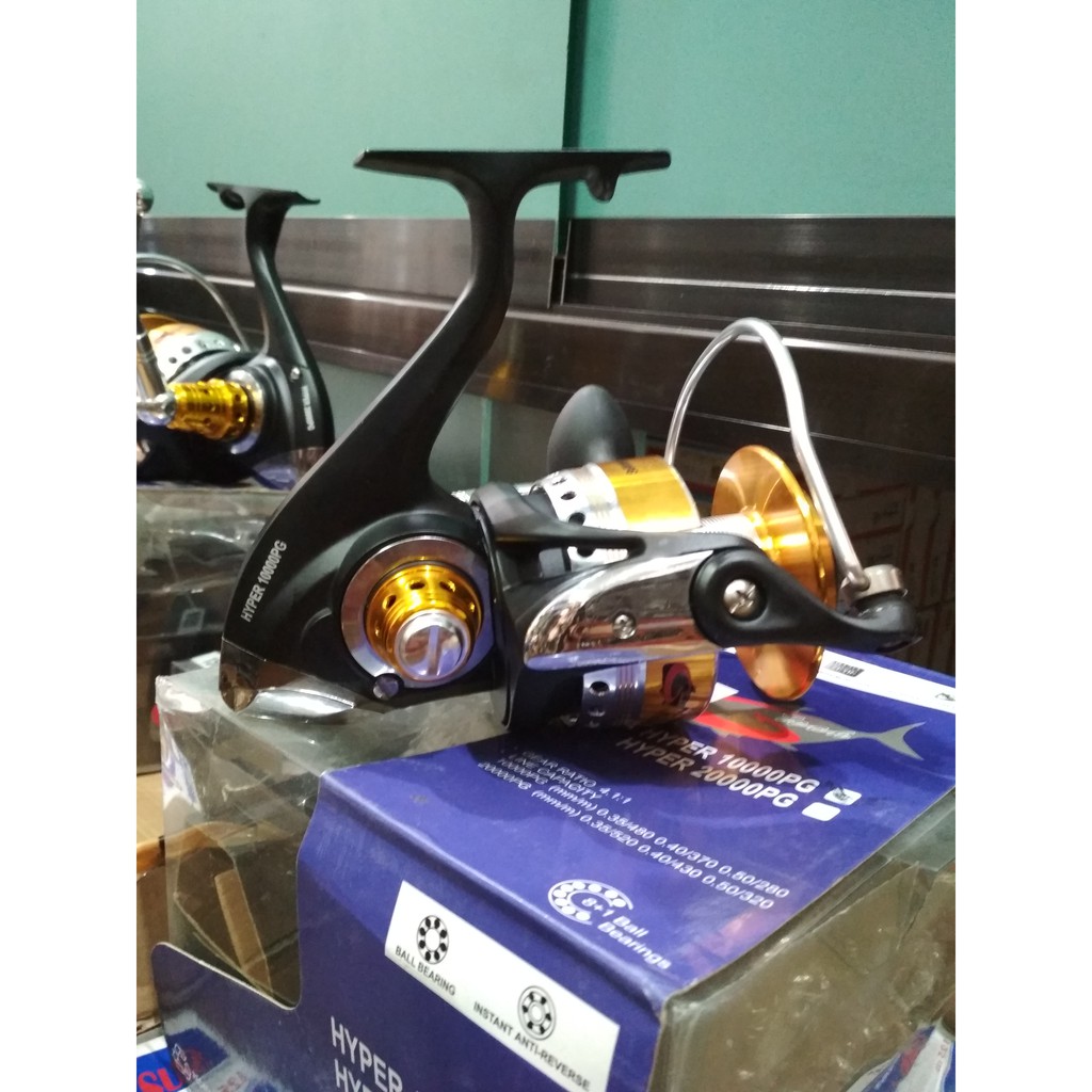REEL PANCING G-TECH HYPER 10000 dan 20000 DRAG 35 KG FULL ALUMINIUM BODY