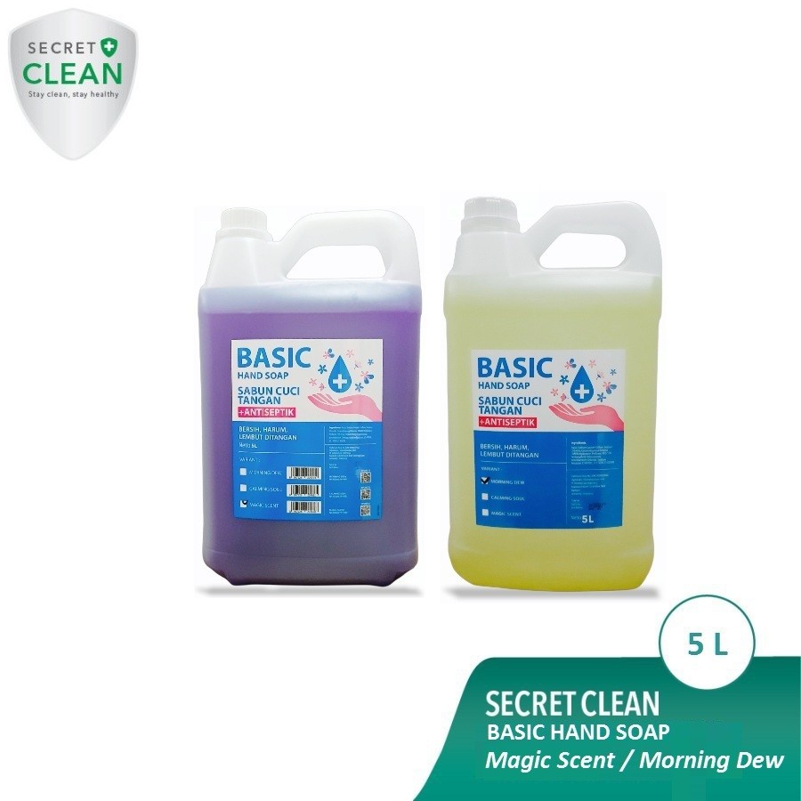 SECRET CLEAN ANTISEPTIC HAND SOAP - 5 Liter