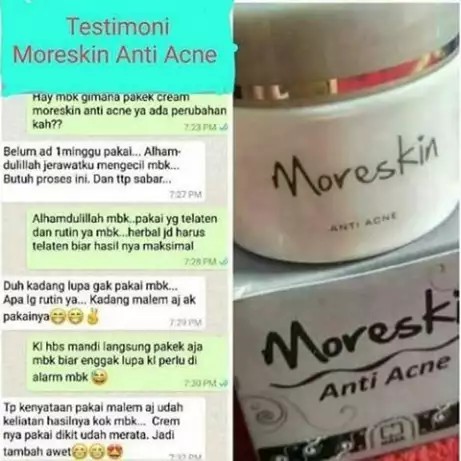 Moreskin Anti Acne Nasa Menghilangkan Jerawat Mengatasi Bekas Jerawat Mencegah Jerawat 100 Ori Shopee Indonesia