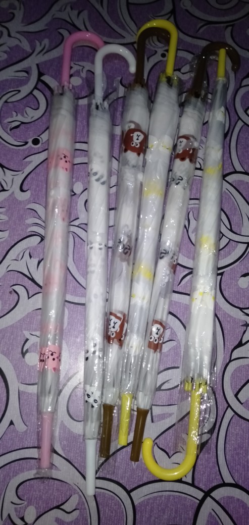 Rajakarta Payung Standar Tongkat Motif Boneka Cute Mix 005gg