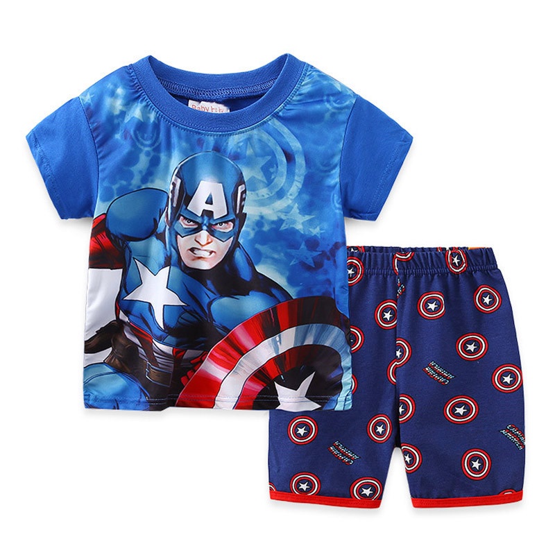 AVENGERS ANAK LAKI-LAKI KAOS LENGAN PENDEK + BAJU BAYI KARAKTER 1 SAMPAI 7 TAHUN GRATIS ONGKIR