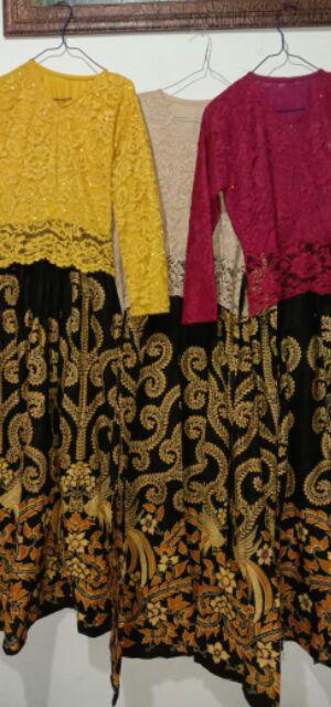 Maura Couple - Sania Ruffle Batik Couple Ori Ndoro Jowi Dnt Garansi.