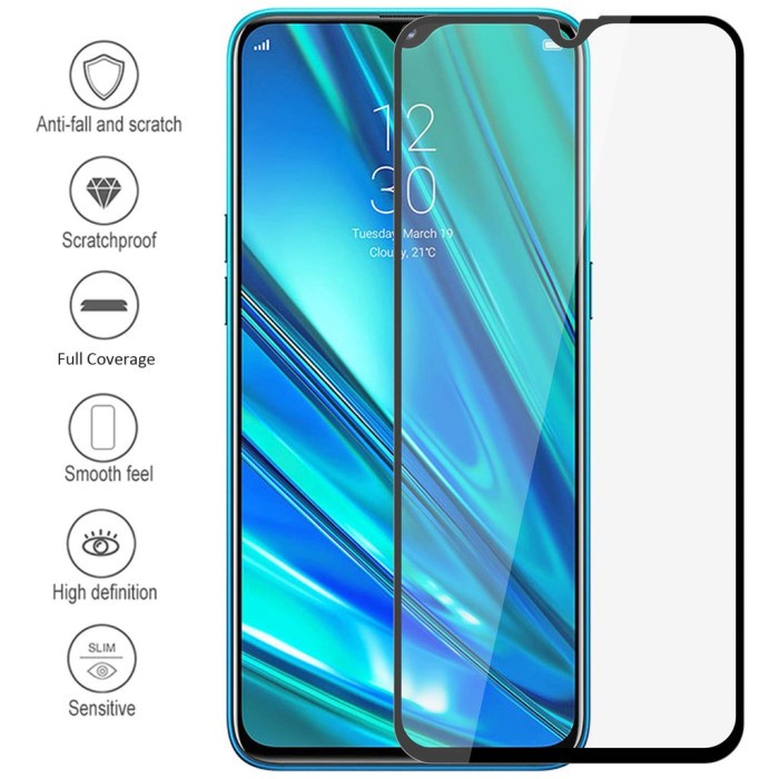 TEMPERED GLASS FULL LEM INFINIX HOT 12i NEW 2022