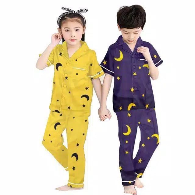 Baju Tidur Anak Setelan Piyama Anak Terbaru 5 - 8 Thn