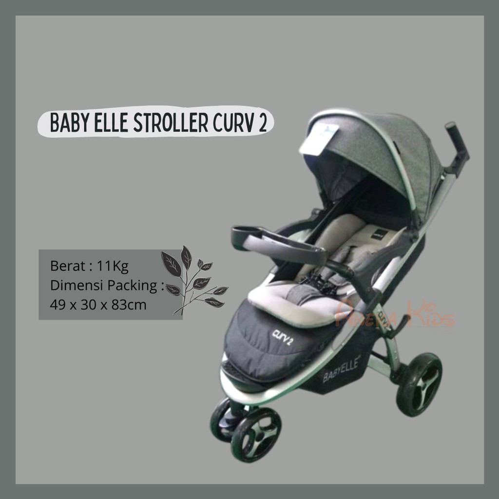 Baby Elle Stroller Curv 2 S 700 Kereta Dorong Bayi Shopee Indonesia