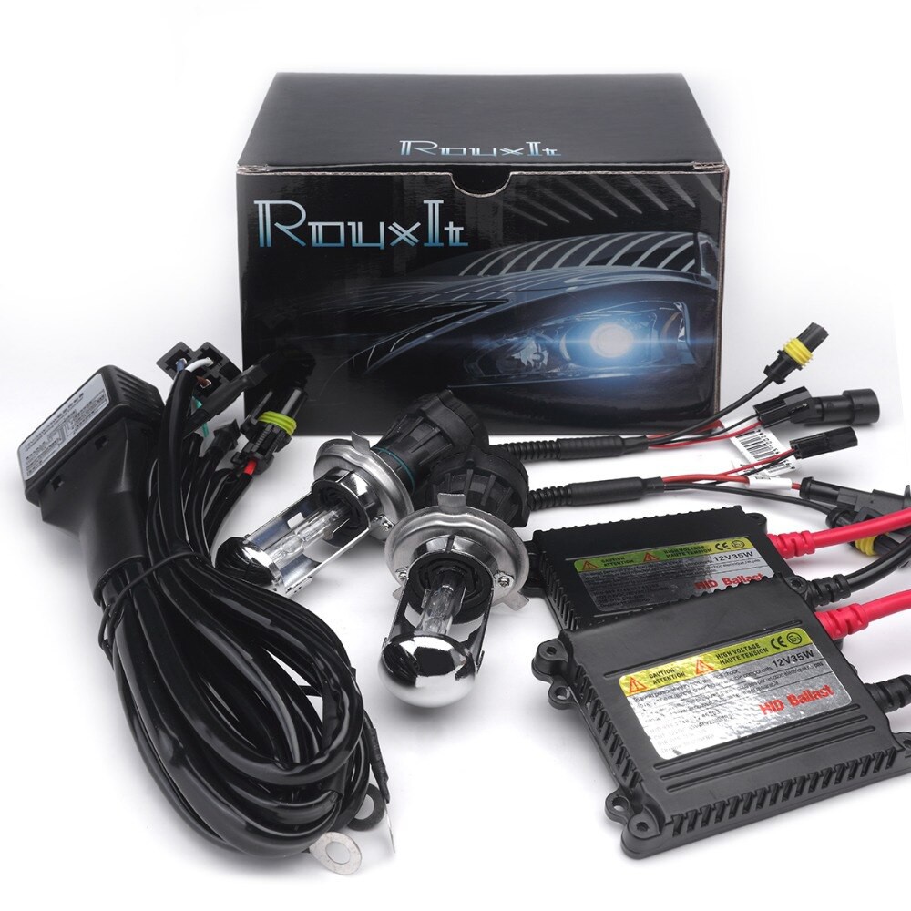 IMPORT 1sets 12V HID H4 bi-xenon kit 4300K 6000K 35W 5000K 8000K 10000K 12000K Hi Lo H4 bixenon kit