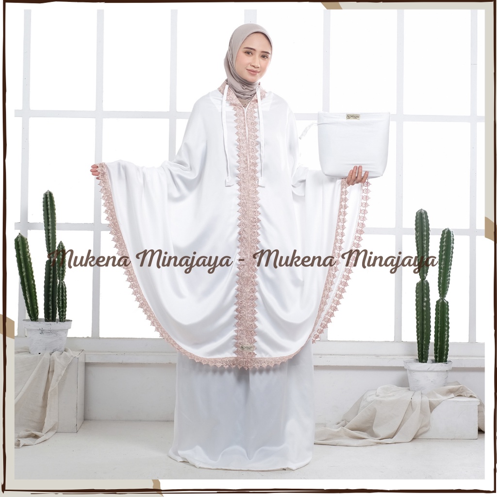 Mukena Dewasa Renda Mewah Nirmala 2 In 1 Jumbo Daily Traveling  Sutra Velvet Premium Fashion Mukenah Dewasa Lesti Muslim Terbaru