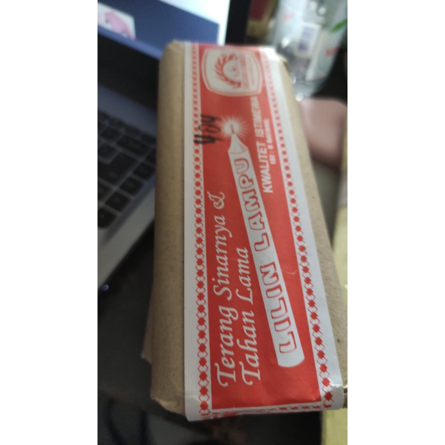 Lilin Putih/ Lilin Polos/ Lilin Mati Lampu/ Lilin Batang Warna Putih isi 8pcs
