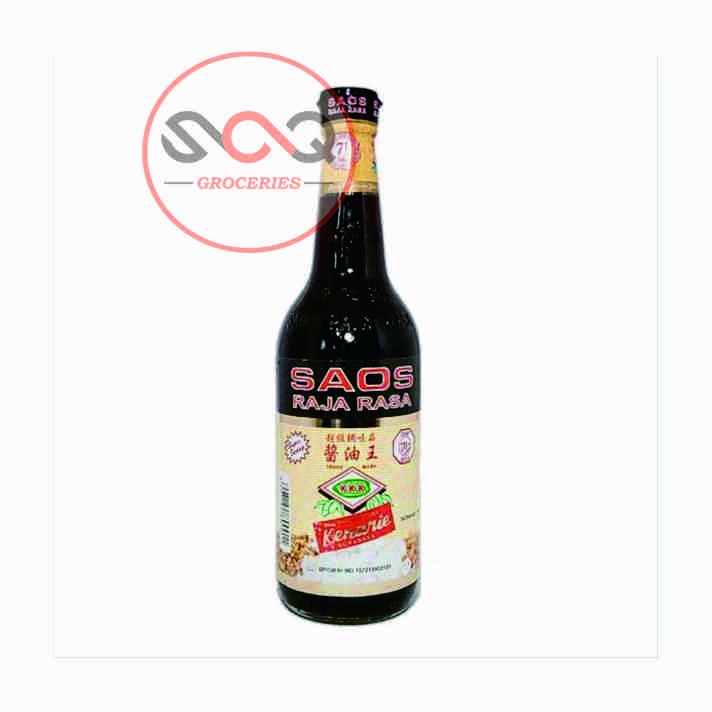 

Kecap Asin Saos Raja Rasa KKK 600 ml (Soy Sauce Raja Rasa KKK)