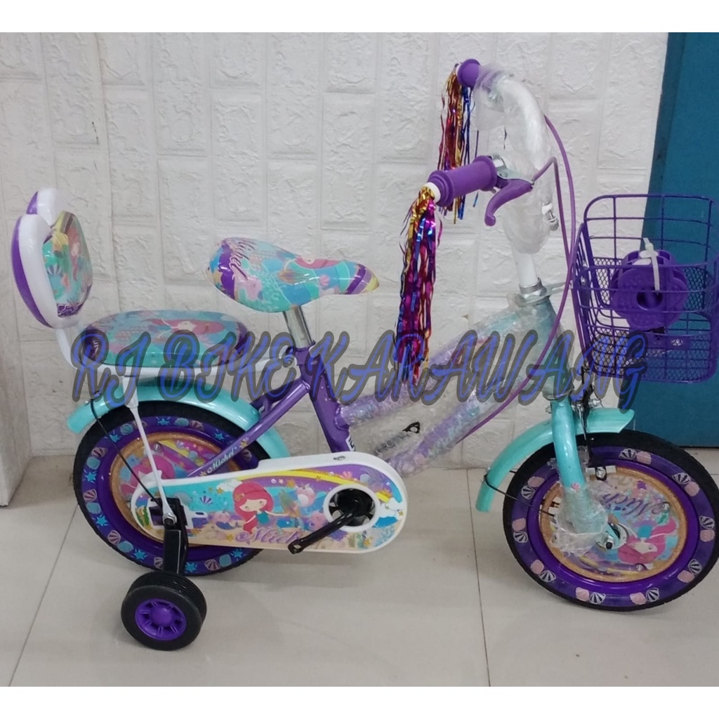 SEPEDA ANAK PEREMPUAN 12 16 dan 18 INCH MICHEL PRINCESS