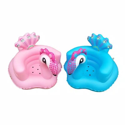 Kursi Sofa Angin Karakter Burung Merak Bahan Pvc Baby Chair Bisa Tiup/pompa Best Quality