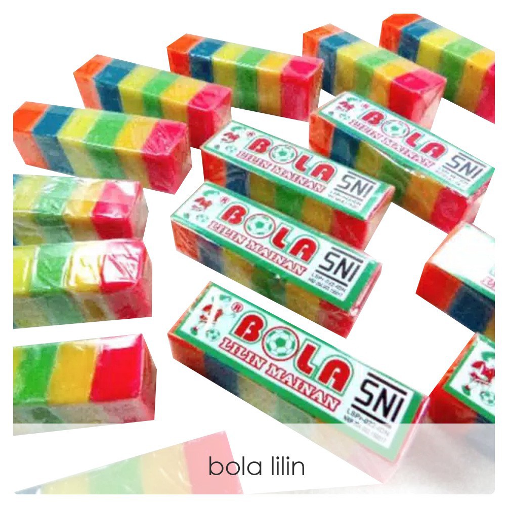 Plastisin Mainan - Bola Lilin