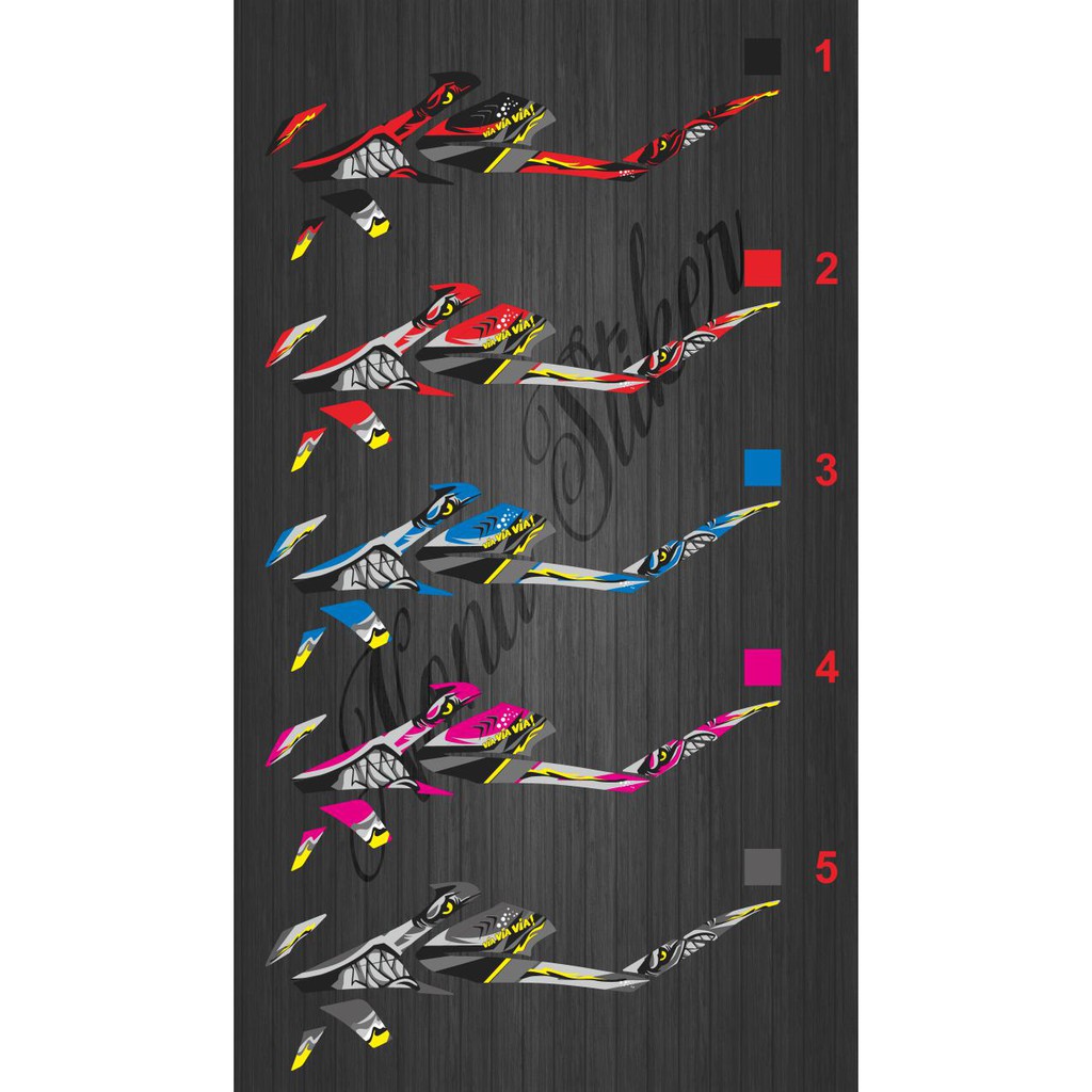 STIKER STRIPING DECAL VIXION R SHARK