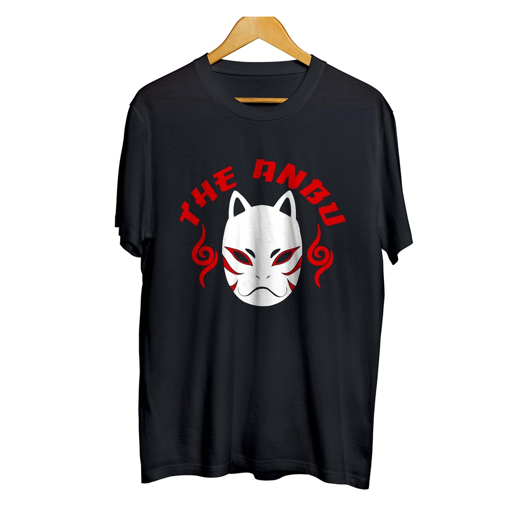 Kaos Baju distro anime KAKASHI ANBU MASK - NARUTO SHIPPUDEN  Kaos