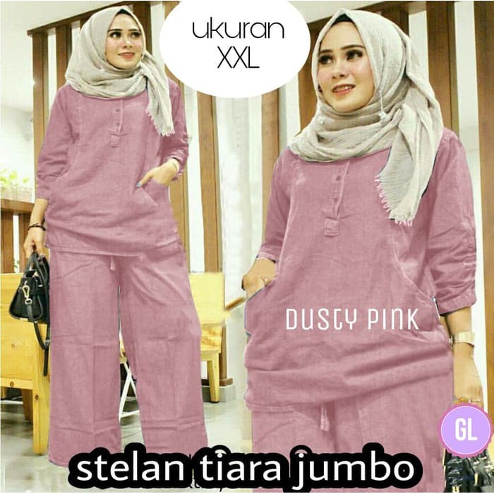 7270 Tiara Set Jumbo/Stelan Wanita Muslim Jumbo/Stelan Wanita Bigsize