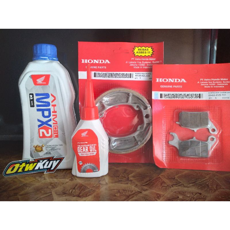 PAKET SERVICE HONDA MATIC ALL BEAT FI BEAT NEW POP DAN SCOOPY FI  VARIO SPACY