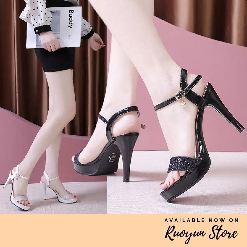 RYS - Gladiator Strap Sepatu Bertali Hak Runcing - Ori Import