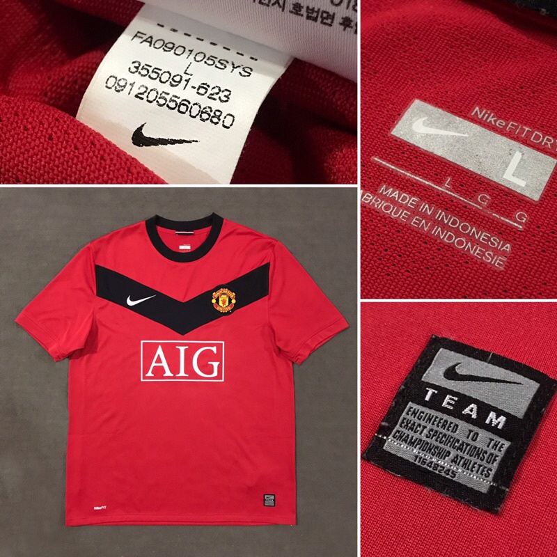 jersey original manchester united 2009