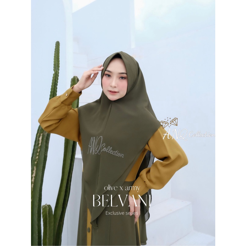 Gamis ceruty babydoll set khimar ATHYA TJ BELVANI ELYARSY RAYA IED SERIES dan YUMNA BERMERKS terbaru modis modern baju muslim busui branded