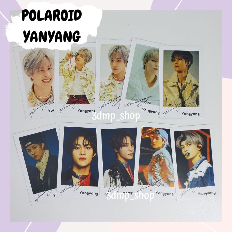 [10 Lembar] Polaroid NCT Wayv Yangyang Hendery lucas