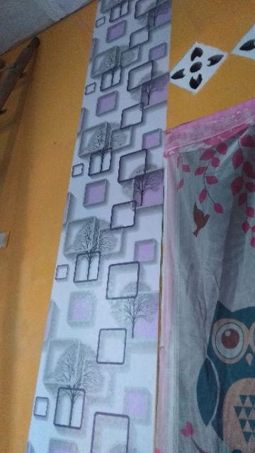 Wallpaper Dinding Sticker Motif 3d 45cmx10m