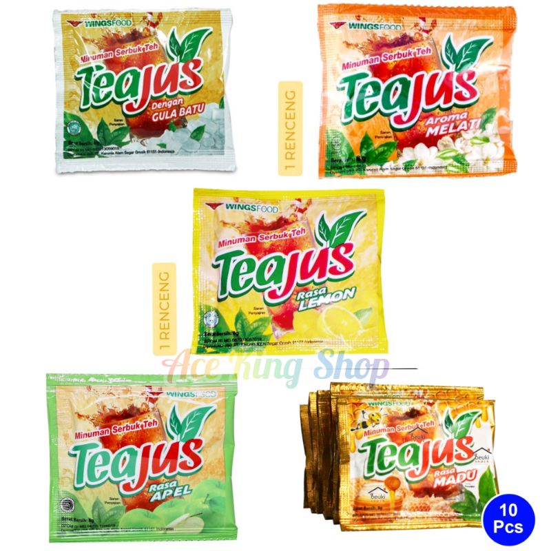 

Tea Jus Renceng isi 10 Sachet