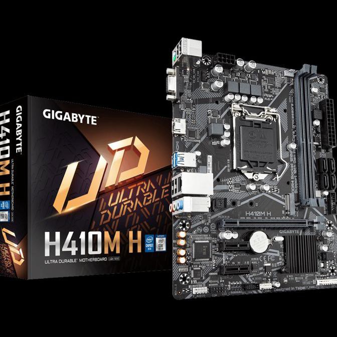Buruan Serbu] Gigabyte H410M H Motherboard (Ddr4, Lga1200, Intel H410)
