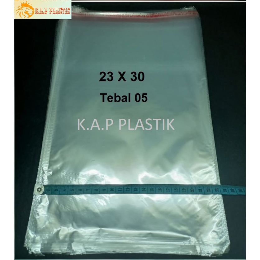 

Plastik Opp Seal Uk. 23x30 cm/Tebal 05/27 Micron/100 Pcs